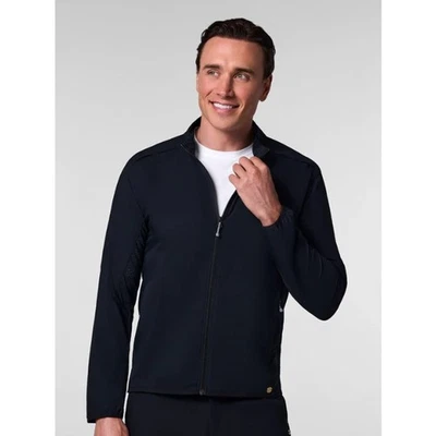 Chaqueta de viaje Coolibar para hombre negra mediana UPF 50+ Foto 1 de 4