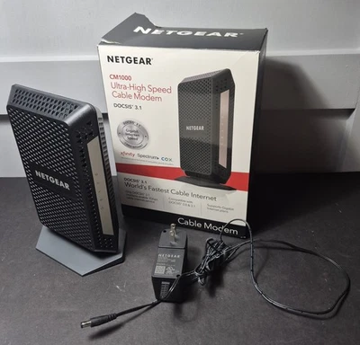 Netgear CM1000 DOCSIS 3.1 Ultra-High Speed Cable Modem - Image 1 of 4