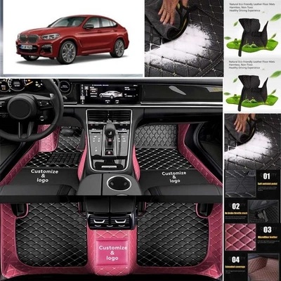 For BMW X3 Car Floor Mats Luxury Waterproof Carpets Liners Interior Auto Foto 1 de 4