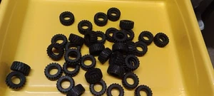 35 Lego Technic Wheel 30.4x14 Tires Lot cars Tractor Construction City - Picture 1 of 1