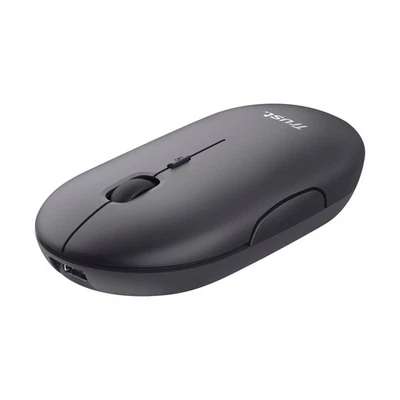 Trust Puck Wireless Mouse, Bluetooth or 2.4 GHz with USB Mini-Receiver, Recharge - Image 1 of 4