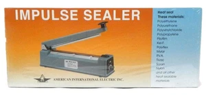 AIE-300HR 12 inch Hand Impulse Sealer with Round Wire AC-120V 60Hz - Picture 1 of 4