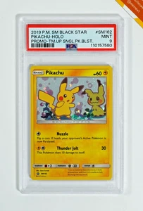 Pokemon PSA 9 Pikachu Sun & Moon Promo SM162 English - Imagen 1 de 2