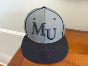 NWOT Marian College Knights Gray Richardson Fitted Sz 7 1/4 Baseball Hat NWOT - Picture 1 of 5