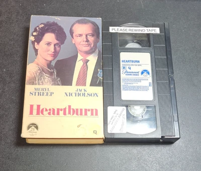 Heartburn (VHS, 1986) Meryl Streep Jack Nicholson Romantic Comedy - Image 1 of 4