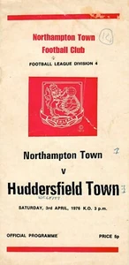Northampton Town v Huddersfield Town 1975-76 - Picture 1 of 1