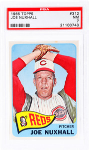 1965 Topps #312 Joe Nuxhall PSA 7