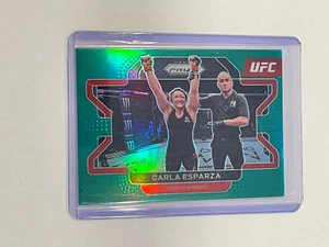Carla Esparza 2022 Panini Prizm UFC Green Prizm Card #77 - Picture 1 of 2