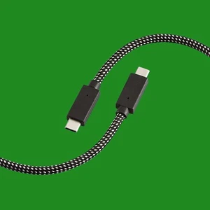 2x 1.5m Tressé Usb-C 100W 4K 10Gbps Charge Câble Synchronisation Double Type C - Photo 1 sur 1