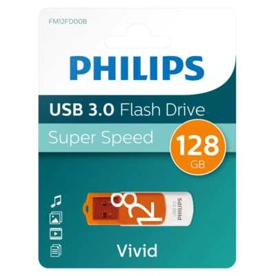 Clef usb 128go Philips cle usb 128 go Vivid USB 3.0 Flash Drive high Speed - Photo 1/4