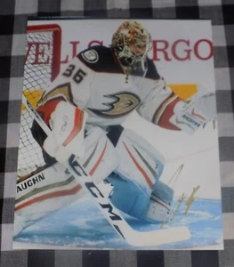 John Gibson Signed 8x10 Photo Anaheim Ducks - Picture 1 of 1