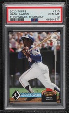 2020 Throwback Thursday #TBT Online Exclusive /848 Hank Aaron PSA 10 GEM MT HOF