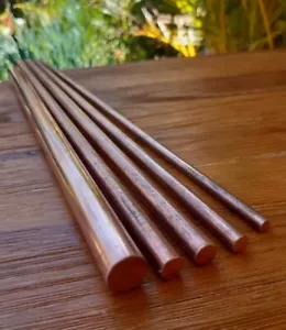 Copper Round Bar - 500mm 300mm 150mm - 31.75mm Thick 1 1/4 Inch - Copper Bar - Picture 1 of 3