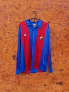 FUSSBALLTRIKOT BARCELONA 1982/1984 MEYBA L LANGARM - Bild 1 von 9