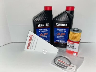 Yamalube 10W-40 OEM Oil Change Kit - Fits: Yamaha Raptor 700 2006-2020 - Image 1 of 2
