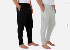 EDDIE BAUER MEN'S 2 PK LOUNGE SLEEPWEAR  PANTS(BLACK/GRAY XLARGE)NWOT