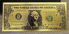 1 Gram 24k Gold Leaf $1 Bill Bar Note