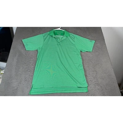 Рубашка поло для гольфа Bobby Jones класса Zurich в полоску зеленая спортивная L - Изображение 1 из 4