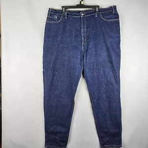 Vintage Levis 550 Damenjeans Größe 24 blau dunkel gewaschen konisch 42x30 Y2K 90er - Bild 1 von 10