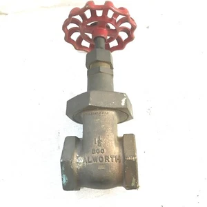 WALWORTH #30  BRASS VALVE 1 1/ 2" 200 OWG,   - Picture 1 of 7
