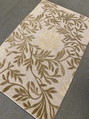 3' X 5' TransitionalTibetan Hand Knotted Area Rug Floral Nepalis Elegant  A+ - Image 1 of 4