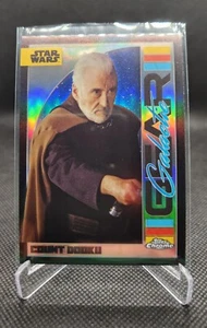 2024 Topps Chrome Star Wars Count Dooku Galactic Gear #GG-16 - Imagen 1 de 2