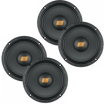 (2-Pairs) Hertz SV 165.1 800W RMS 6.5" 4-ohm midrange car speakers