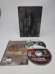 Steelbook Gears of War 2 Edición Limitada 2 Discos Xbox 360 Completo Con Manual - Imagen 1 de 16