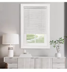 Achim 23 x 42 in. GII MorningstarCordless Vinyl Light Filtering Mini Blinds - Picture 1 of 4