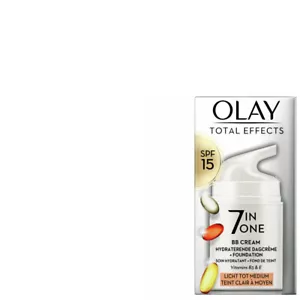 2tlg. 1x50ml Olay Total Effects BB Cream MakeUp Fair Hell - Mittel LSF15 + Band - Bild 1 von 2