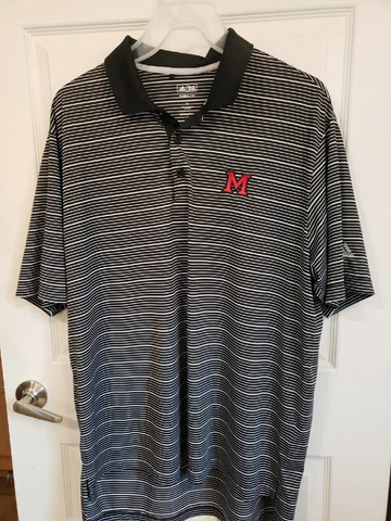 Adidas Climalite Miami University Ohio XL Polo Shirt Cover