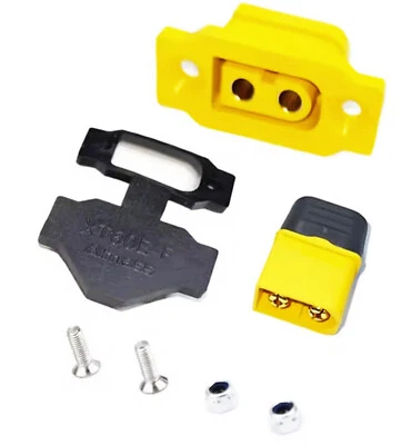 1-5 St. AMASS® XT60BE-F & XT60H m. Schutzkappen & Schrauben f. Gehäusemontage - Bild 1 von 4