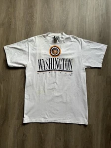 Vintage 1988 University Of Washington Huskies NCAA XL White Shirt Promo Rare - Picture 1 of 12