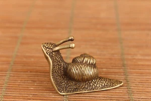 japanese bronze snail statue figure collectable ornament netsuke - Picture 1 of 6