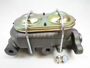 GM Dual Bail Master Cylinder 1" Bore 4 Port 9/16"&1/2" Disc-Disc/Drum SBC BBCRod - Bild 1 von 7