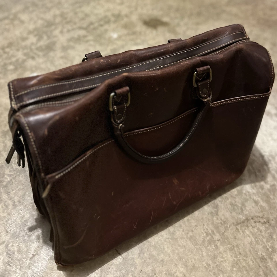 Bolso de Hombro Tusting Levenger Marrón Inglaterra Grande Leer Foto 1 de 4