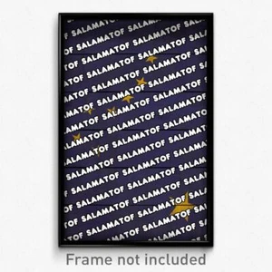Salamatof Alaska Poster (AK City Souvenir 11x17 Town Print) - Picture 1 of 1
