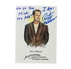 PETE WEBER SIGNED 2008 TOPPS ALLEN & GINTER WHO DO YOU THINN YOU ARE? QUOTE AUTO