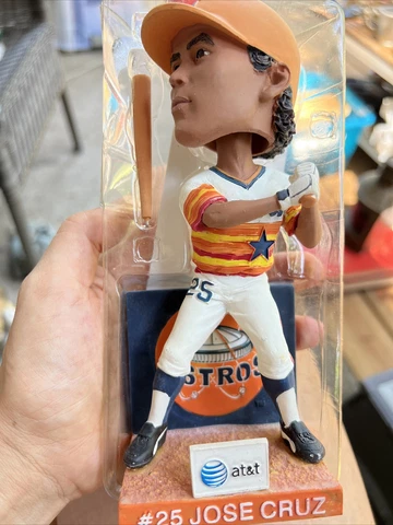 Jose Cruz Houston Astros 45th Anniversary Bobblehead - MLB 2010 AT&T Cover