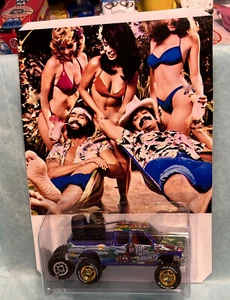Matchbox Chevy Silverado Cheech & Chong 4X4 Pickup It’s A Custom, Real Riders - Picture 1 of 14