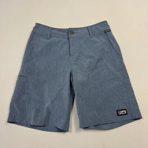 Pelagic Youth Boys Hybrid Shorts Deep Sea Fishing 9" Inseam Blue Sz 29 - Picture 1 of 11