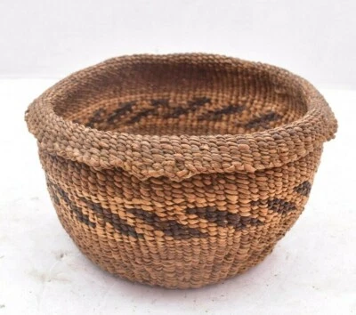Antique Klamath / Modoc Woven Basket Native American Northwest Northern CA VTG. - Image 1 of 4