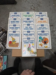 Nice Lot of 12 Word Bird Hardcover Books Readers by Jane Moncure VGC Word Bird's - Picture 1 of 22