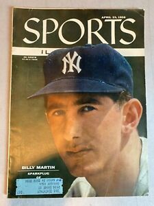 April 23, 1956 New York Yankees Billy Martin SPORTS ILLUSTRATED - O