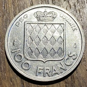 PIECE DE 100 FRANCS MONACO 1956 (910) 500000 EXEMPLAIRES SEULEMENT  - Imagen 1 de 2