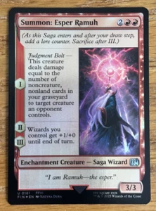 MTG Final Fantasy, Summon: Esper Ramuh - Foil - Picture 1 of 1