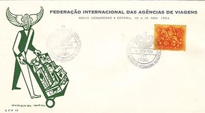 PORTUGAL FDC FEDERACAO INTERNACIONAL DAS AGENCIAS DE VIAGEM - Picture 1 of 1