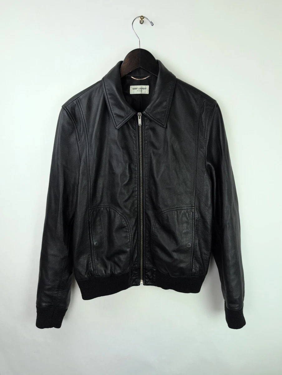 Saint Laurent Coats, Jackets & Vests Leather Outer Shell for Men