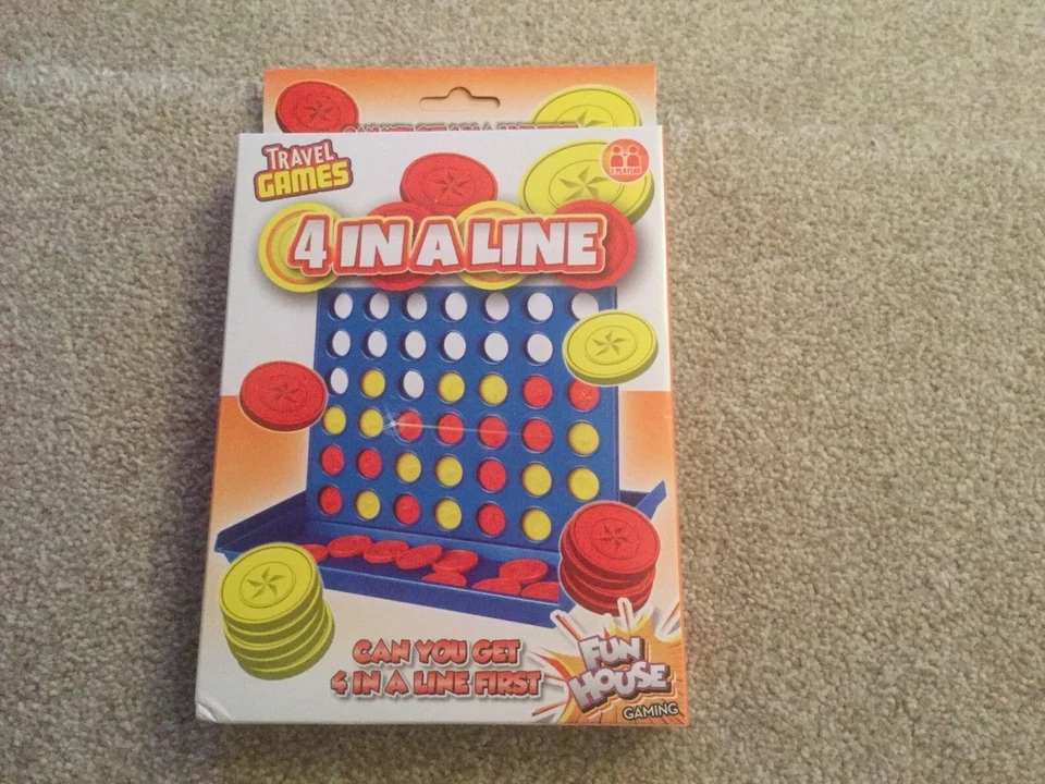 TRAVEL GAMES  4 in a line Kids Family Game - Image 1 of 1