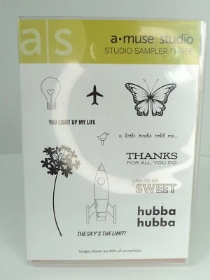 Juego de estampillas de estudio A Muse Sampler Three 3 SASS008 - 100% completo - ¡Nuevo! Foto 1 de 2
